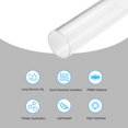 thumbnail image 3 of Unique Bargains Tuyau Acrylique Transparent Rigide Tube Rond 36mm ID 40mm OD 6 Pouces pour Lampes et Lanternes Système de Refroidissement par Eau, 3 of 6