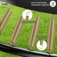thumbnail image 3 of YORIN Trampoline pour Enfants de 7 à 8 Ans, Trampoline de 14 Pi pour Adultes avec Filet de Protection, Panier de Basketball, Échelle, Capacité de Poids de 1400 Lb, Trampoline Récréatif Extérieur, Trampoline Robuste, 3 of 7
