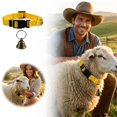 thumbnail image 5 of Collier Réglable en Nylon pour Bétail avec Clochette en Cuivre, Sangle d'Entraînement Anti-Perte pour Chèvre, Mouton, Bétail, Cheval, 5 of 5