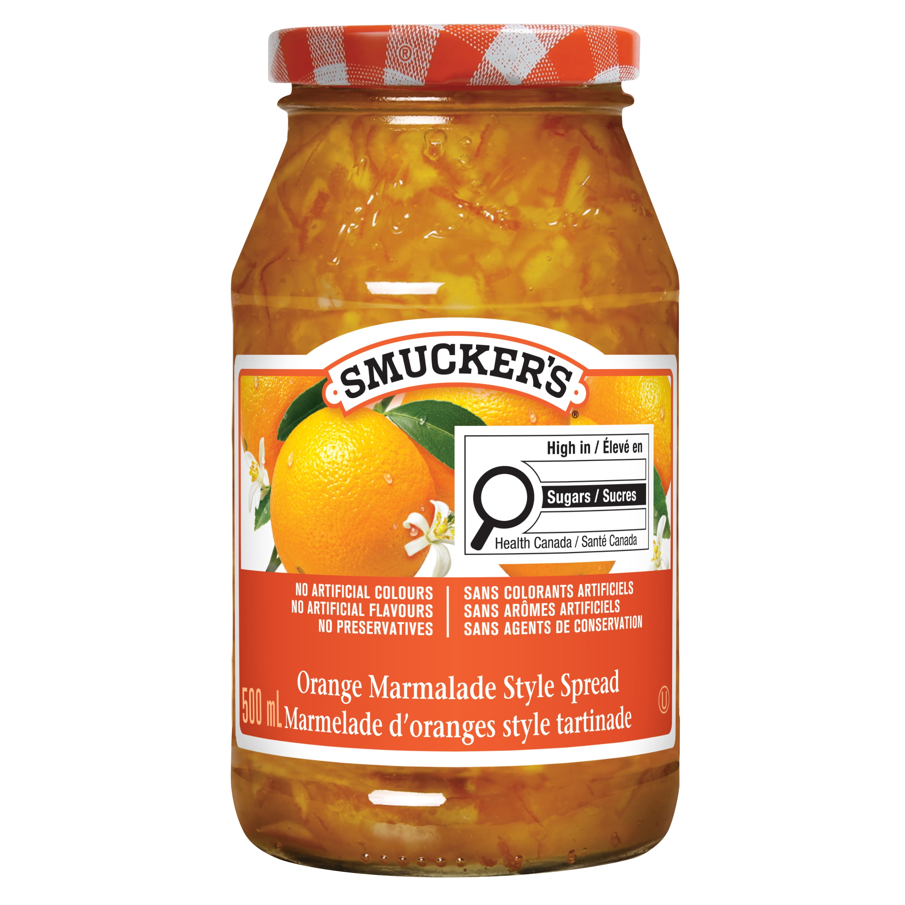 Smucker's marmelade d'oranges style tartinade 500ml