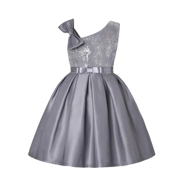 Robes pour Filles Formelles Sans Manches Robe de Bal pour Filles Robe en Tulle Robes pour Préadolescentes pour Filles 2-3 Ans
