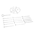 thumbnail image 2 of , Multi Purpose Skewer Stand Set, Delicious Grilled Taste,  Compatibility with Fryer, Easy to Use, Stainless Steel Skewer Stand for Pinxia, Mizi, Biyi,, 2 of 8