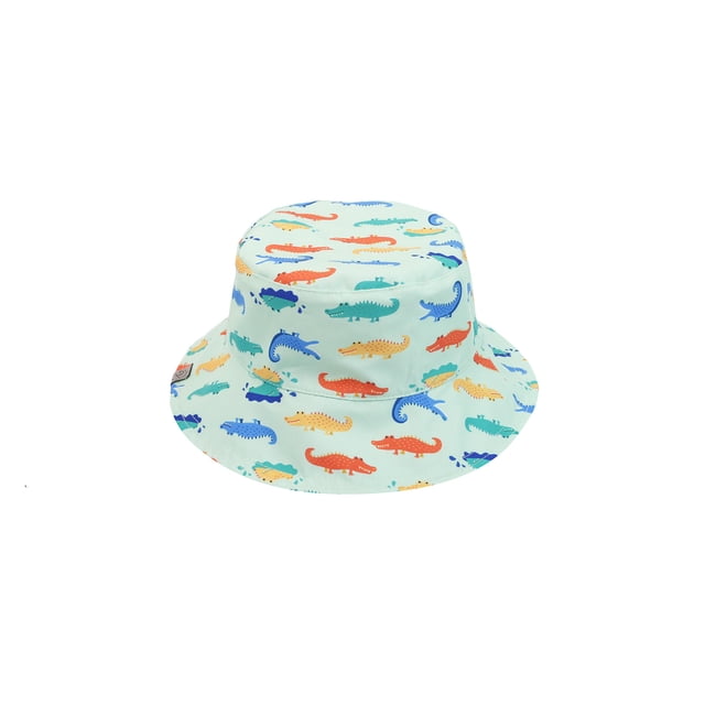 FlapJackKids - Patterned Sun Hat - Turtle / Alligator - S (6M-2Y)