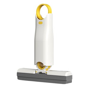 EGNMCR Portable Short Mop, Mini Lazy Hand Wash-Free Strong Absorbent Mop, Wet And Dry Use, Floor Cleaning System For Bathroom Kitchens Tableware Desktop Glass Portable Mop