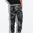 thumbnail image 4 of Birdeem Mens Side Pockets Small Feet Tight Fitting Pants Full Length Pants, 4 of 5