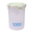thumbnail image 2 of Birdeem Stackable Plastic Storage Jars with Measurement Scale,Airtight Food Storage Containers for Kitchen and Pantry Use,Microwave and Freezer Safe,Available in Multiple Sizes, 2 of 9