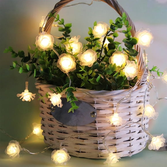 Led Lights for Bedroom,Flower String Lights Decorative Lights Sakuras Lights 5Ft 10 Led Battery Powered String Light Strips New Lights for Party Patio Garden Home,Led Light Strips