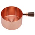 thumbnail image 2 of ANGGREK Wooden Handle Sauce Pan, Stainless Steel Sauce Pot Rose Gold For Cooking Kitchen Ware, 2 of 8