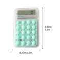 thumbnail image 2 of School Supplies, Basic Standard Calculators Mini Digital Desktop Calculator With 8-Digit LCD Display. Calculator Pocket Size For Home School , Classroom Gifts, 2 of 2