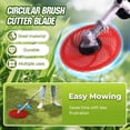 thumbnail image 2 of CNKOOBrush Cutter Blade  2025 Upgraded 9 Inch Saw Blade for Weedeater  Durable Universal Adapter Kit  Brush Cutter Blade for Weedeater (1 Set（10 Pack）), 2 of 7