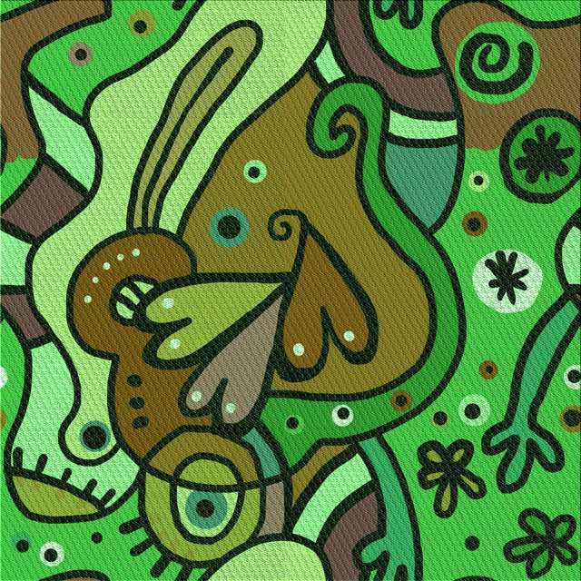 Ahgly Tapis d'Intérieur Lavable en Machine Carré Vert, 4 Pieds Carré