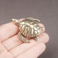 thumbnail image 3 of Miniature Turtle Statue Decorative Eye-catching Great Animal Turtle Figurine Crafts Decoration, 3 of 5