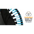 thumbnail image 3 of LEAPS & REBOUNDS 40" Mini Fitness Trampoline & Rebounder for Adults, Blue, 3 of 9