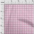 thumbnail image 1 of oneOone Viscose Chiffon Fabric Gingham Check Printed Craft Fabric BTY 42 Inch Wide, 1 of 4