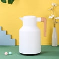 thumbnail image 4 of Carafe à Café, Bouteille à Café à Double Paroi à Grand Ouverture pour Café Blanche, 4 of 8