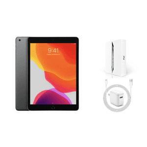 Ouvrir la boîte Apple iPad 8th Gen A2428 (WiFi + Cellulaire non verrouillé) 32GB Space Gris (grade A+)