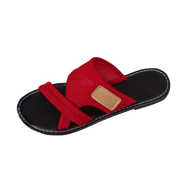 CHGBMOK Sandals Womens Non-Slip Spring and Summer New Breathable Mesh Fish Mouth Slippers Sizes 36-43