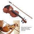 thumbnail image 3 of Student Starters Violin, Sleek and Flat Surface Violin Portable Wide Application Durable 4/4 with Triangle Case for Music Recording, 3 of 7