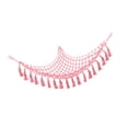 thumbnail image 2 of Stuffed Animal Storage Net, Easy To Install  Space Saving Tassel Toys Storage Hammock  For Bedroom Dark Pink, 2 of 8