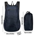 thumbnail image 3 of Sac à Dos Étudiant Mode Rangement Sac Pliable Sac Sport Ultraléger Pliable Femmes Hommes Camping Plein Air Voyage Randonnée Avion, 3 of 5