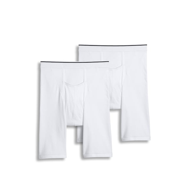 Jockey Caleçon Mi-Cuisse pour Hommes avec Pochette 10 Po - Lot de 2