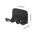 thumbnail image 3 of Boovnll No Punch Bathroom Hair Dryer Rack Hair Dryer Storage Rack Wall Mounted Hair Dryer Bracket Waterproof Andwet Proof with Traceless Sticker, 3 of 6