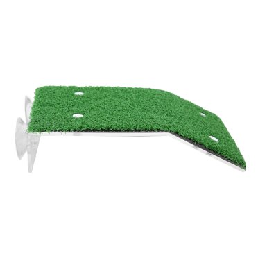 Greensen Reptiles Terrarium Decor Reptile Decor Reptile Basking Platform Plastic Simulation Lawn For Sunbathing