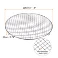 thumbnail image 2 of Unique Bargains Round Cooking Rack, 11.6-inch Stainless Steel Cross Wire Barbecue Grill Net Racks with Legs, 2 of 5