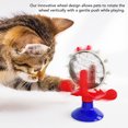 thumbnail image 4 of Alimentateur Lent de Chat, Forme de Moulin à Vent Rond Interactif Chat Nourriture Traite Jouet Distributeur pour Chiots Bleu Foncé, Bleu, Vert, 4 of 8