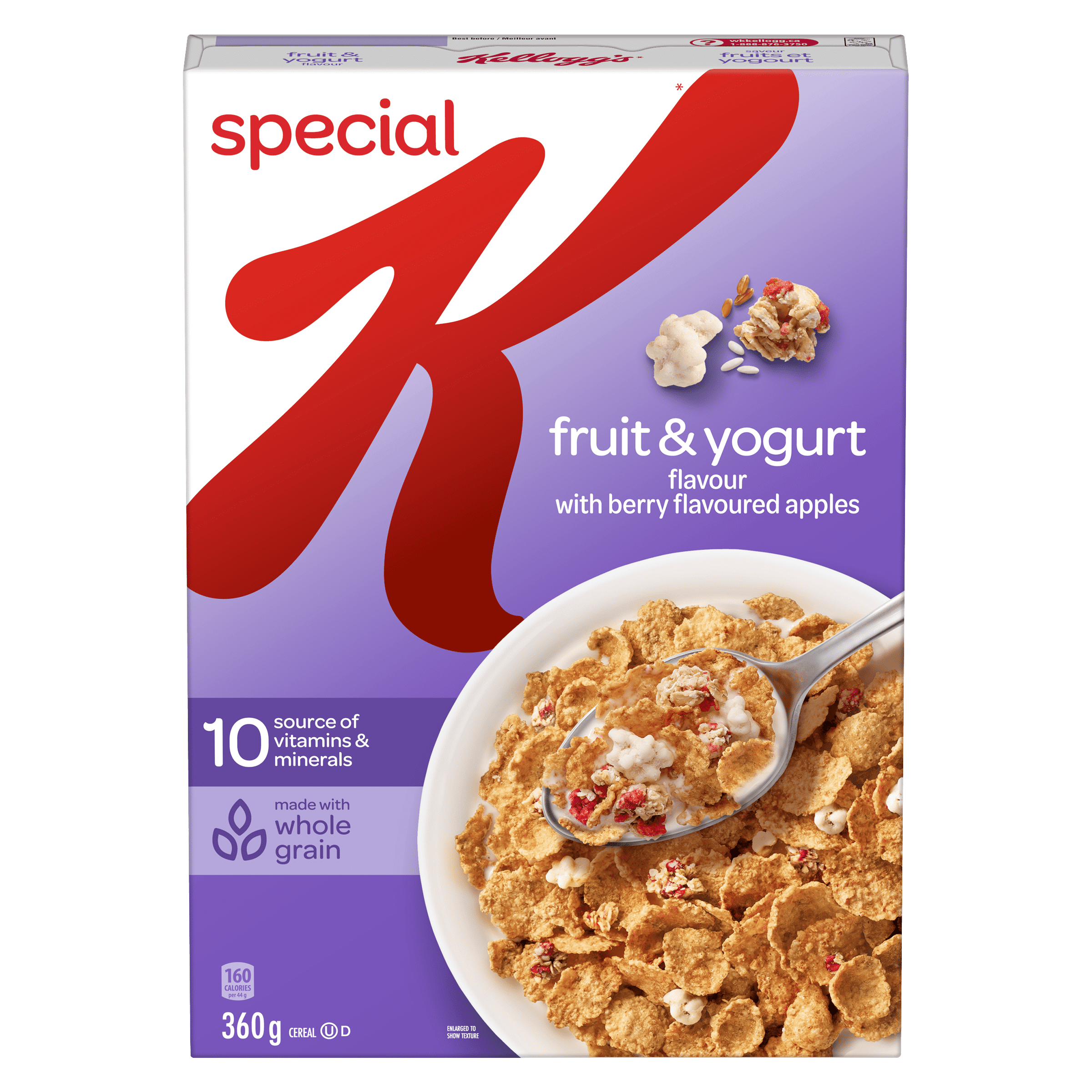 Céréales Kellogg's Special K Saveur fruits et yogourt, 360 g
