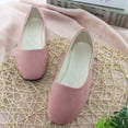 thumbnail image 4 of Kcodviy Women Girls Solid Big Business Casual Shoes Women Wide Size Slip on Flat Women Shoes Casual Shallow Comfort Casual Single Womens Casual Slip on Shoes Size 9 Shoes, 4 of 7