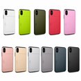 thumbnail image 2 of iPhoneXR Case Hybrid Rugged Hard Back Cover with ID Credit Card Slot Holder Wallet Case for Apple iPhoneXR - White, 2 of 8
