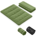thumbnail image 1 of Costway Matelas Futon Pleine Grandeur Coussin de Sol Japonais Housse Lavable Sac de Transport Vert, 1 of 1