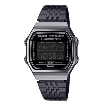 Casio Vintage Numérique Lien pour Téléphone Intelligent Acier Inoxydable Quartz ABL-100WEGG-1B Montre Unisexe