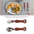 thumbnail image 4 of 2 Pack Toddler Fork Spoon, Metal Toddler Cutlery Set Cartoon Spoon Tableware Kit Stainless Steel Forks And Spoons Comfortable To Handle Toddler Silverware With Storage Box, 4 of 8