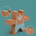 thumbnail image 3 of Wooden Bear Board Game Party Toy Balance Blocks Stacking Game Kids Education Toy Desktop Game, 3 of 7