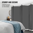thumbnail image 4 of VEVOR Room Divider 6 Panel Fabric Room Privacy Screen for Office Bedroom Grey, 4 of 9