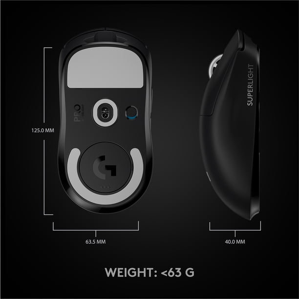 Logitech G Pro X Superlight Wireless Gaming Mouse, Ultra