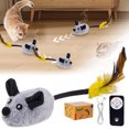 thumbnail image 1 of Meitianfacai Interactive Toys Mouse Mobile Toys Remote Control Toys Mouse Electronic Mobile Toys Squeaky Toys Suitable For Cats Self Play Exercise, Gray, 1 of 3