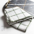 thumbnail image 3 of Fabstyles Cotton Solo Waffle Weave Kitchen Towels, Extra Large Dish Cloths, Super Absorbent and Quick Dry Tea Towels with Hanging Loop, 18x28 Inches, Set of 4, 3 of 5