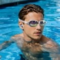 thumbnail image 3 of Product Category Swimming Goggles for Competitive Use - Adult and Youth Precision Fit -Fog Performance Silver Plate Style, 3 of 8