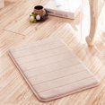 thumbnail image 1 of Soft Plain Absorbent Rugs Home Memory Non-slip Coral Velvet Foam Mat, 1 of 8