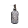 thumbnail image 2 of Refillable Glass Foaming Soap Dispenser, Premium Hand Soap Body Wash Pump Bottle, Portable Bathroom Kitchen Countertop Decor with Leak-Proof Seal, Gray, 2 of 6
