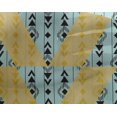 thumbnail image 4 of oneOone Tissu Georgette Viscose Rayé/diamond & Triangle Imprimé Géométrique 1 Yard 42 Pouces de Large, 4 of 4