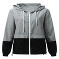 thumbnail image 1 of Qiylii Veste de Pluie Pliable pour Femmes Coupe-Vent à Capuche, 1 of 8