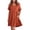 Orange, variant on Ketyyh-chn99 Summer Dress for Women Plus Size Floral Flare Dress Casual Mini Dress Loose Comfy Striped Long Sleeve Long Dress Dark Blue,2XL
