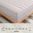 thumbnail image 4 of Full Size Mattress, GELBIY 12" Hybrid Gel Memory Foam Individually Pocket Innerspring Mattresses for Kid Adult,CertiPUR-US, Silent Sleep, 4 of 5