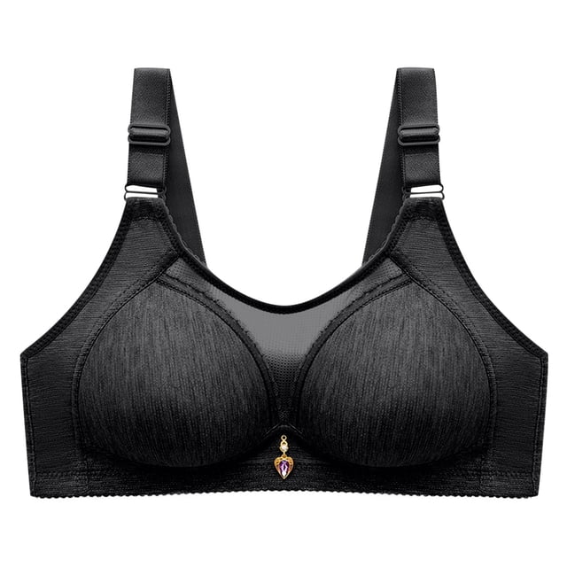 Timegard Womens Wireless Bras with Support and Lift Adjustable Strap Full Coverage Comfortable Everyday Bra