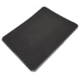 thumbnail image 3 of Cat Litter Box Mat, Less Waste Cat Litter Mat Scatter Control Double Layer  For Cat Litter Box Black,Grey, 3 of 8