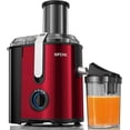 thumbnail image 1 of SiFENE 800W Centrifugal Juicer Machine, 3.2" Big Mouth, 3-Speed Setting, Easy Clean, Stainless Steel, Red, 1 of 8